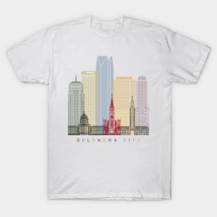 Oklahoma City skyline poster T-Shirt